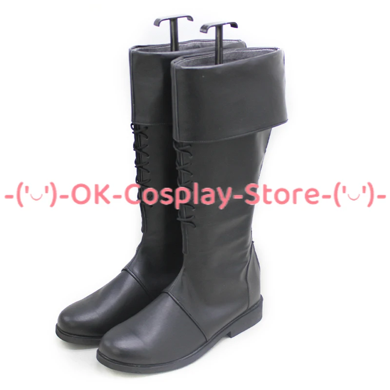 Hakase Fuyuki Cosplay Shoes Vtuber Cosplay Props PU Leather Shoes Halloween Carnival Boots Custom Made