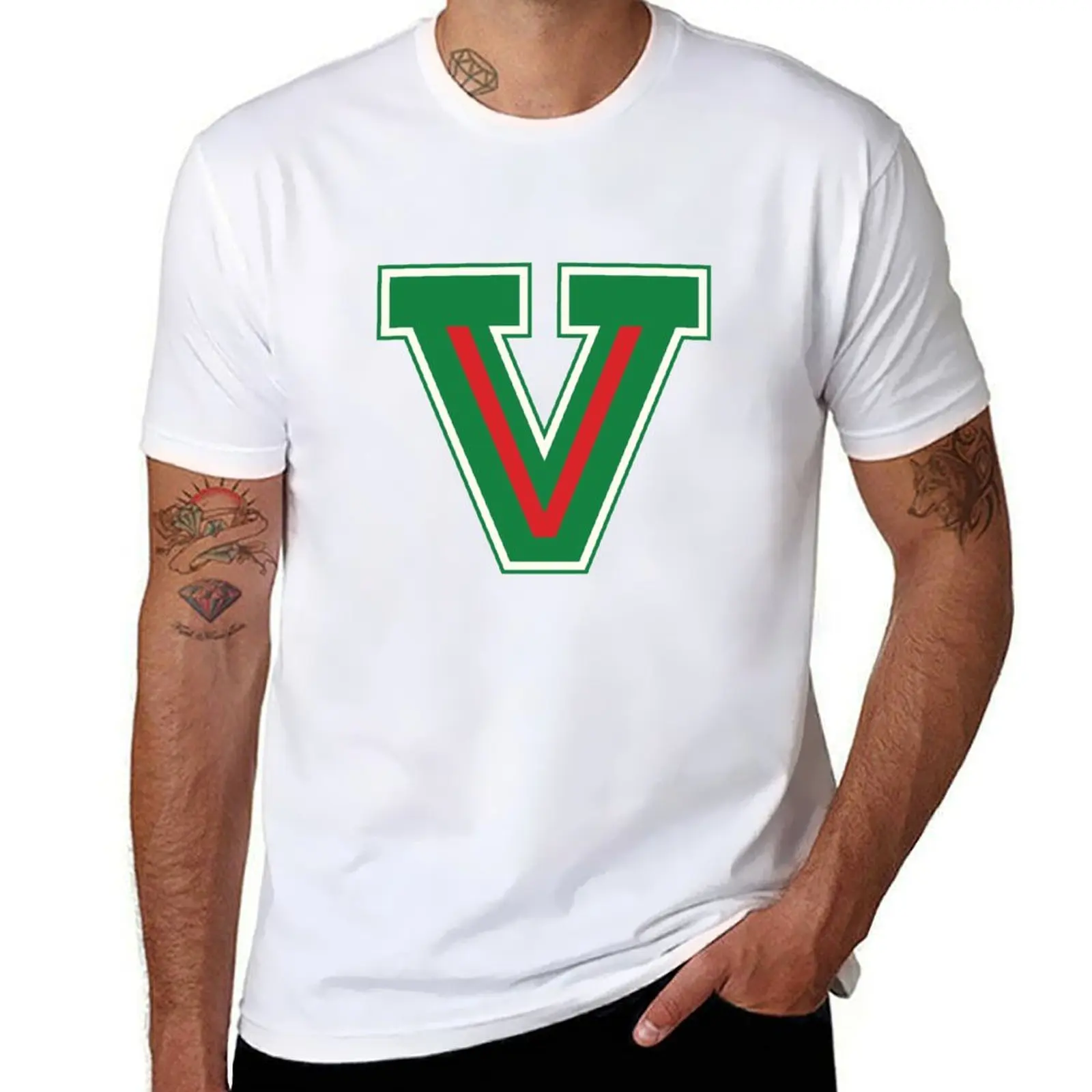

Fresno State Valley V T-Shirt anime tshirt man t shirt cotton high quality T-Shirt