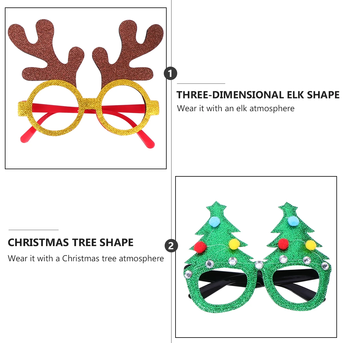 

6 Pcs Christmas Decoration Glasses Party LED Cocktail Decorative Decorate Child