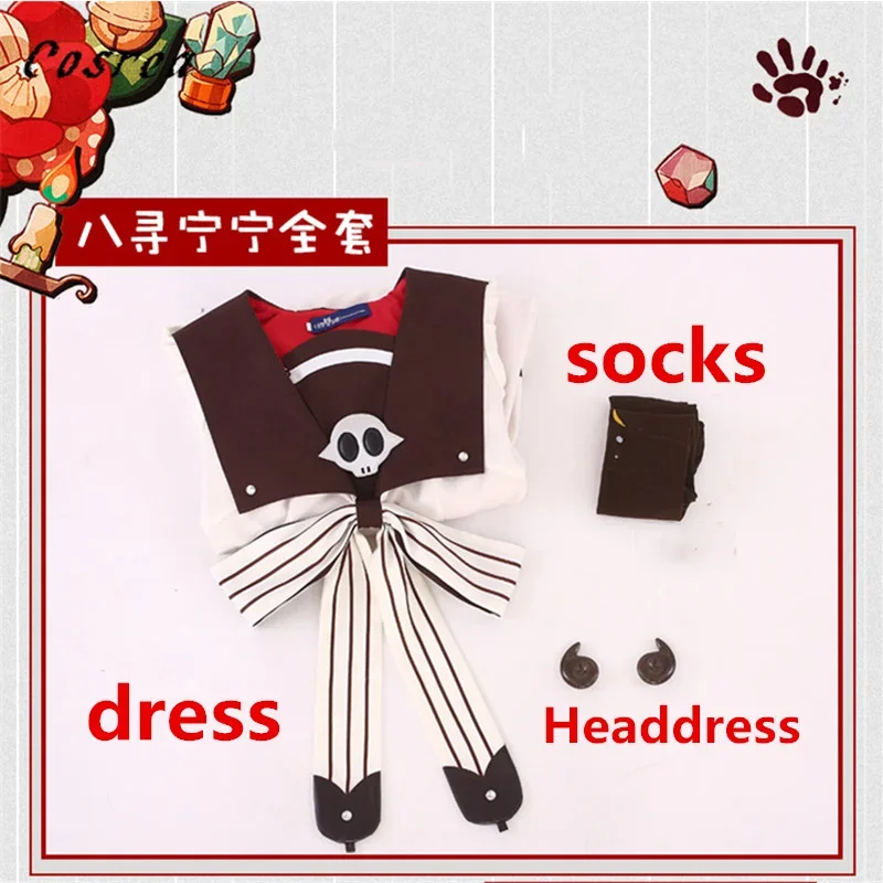 Anime Toilet-Bound Hanako-kun Nene Yashiro Costume Cosplay Lolita Dress ragazze ragazzi Hanako-kun Yugi Amane Cos Set completo uniforme
