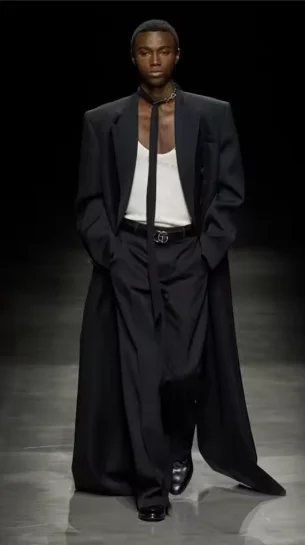 

Long Black Men Suits Set 2 Piece Maxi Blazer+Pants Trousers Wedding Tuxedo Cotton Formal Office Groom Prom Jacket Business Coat
