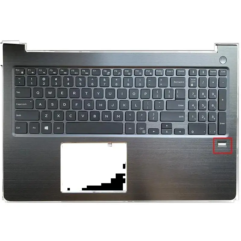 WAFWAFW untuk Dell Vostro 5568 V5568 P62F Casing Penutup Atas Keyboard Palm Rest