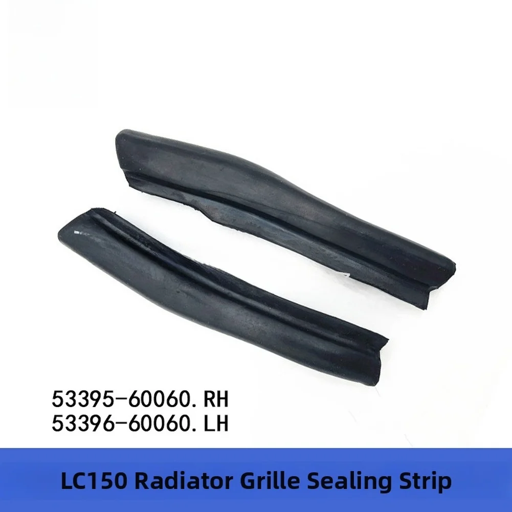 

Front Pair Grille Head Lamp Sealing Strip for Toyota For Prado LC150 (2010-2013) Black Rubber Weather Seal Trim