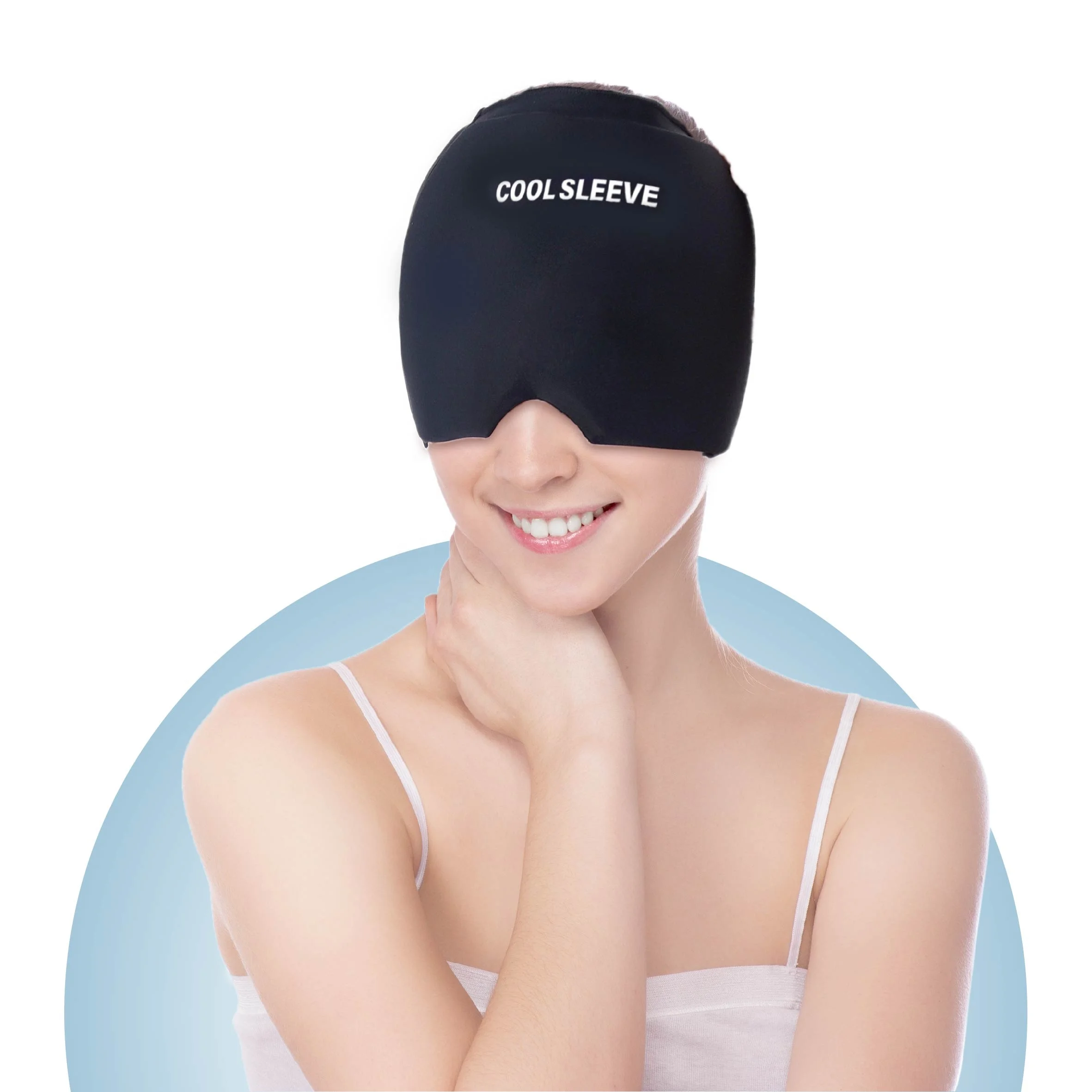 CSI Wearable Reusable Cold & Hot Therapy Hot Pack Migraine Relief Hat