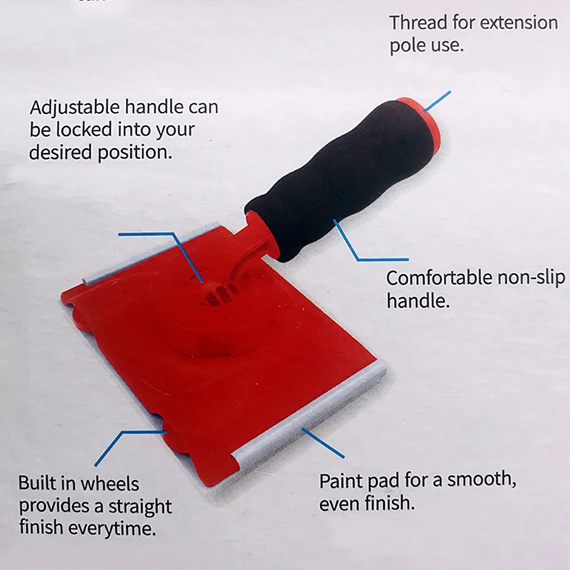 Professional Latex Paint Edger Brushes Multifunctional Wall Ceiling Corner Painting Brush Color Separator Trimmer Tools