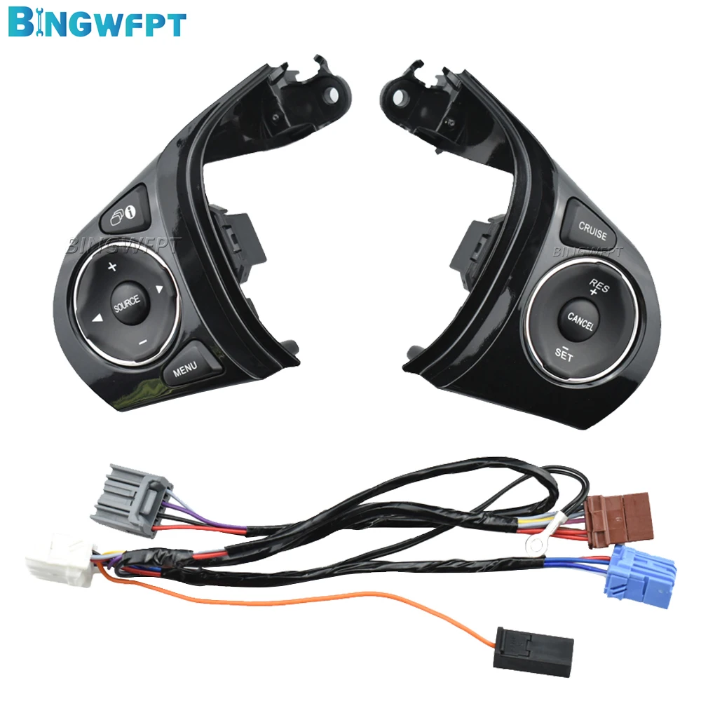 BINGWFPT For Honda Civic 1.8L 2012 2013 2014 2015 35880-TR6-A01 Steering Wheel Control Switch Cruise Button