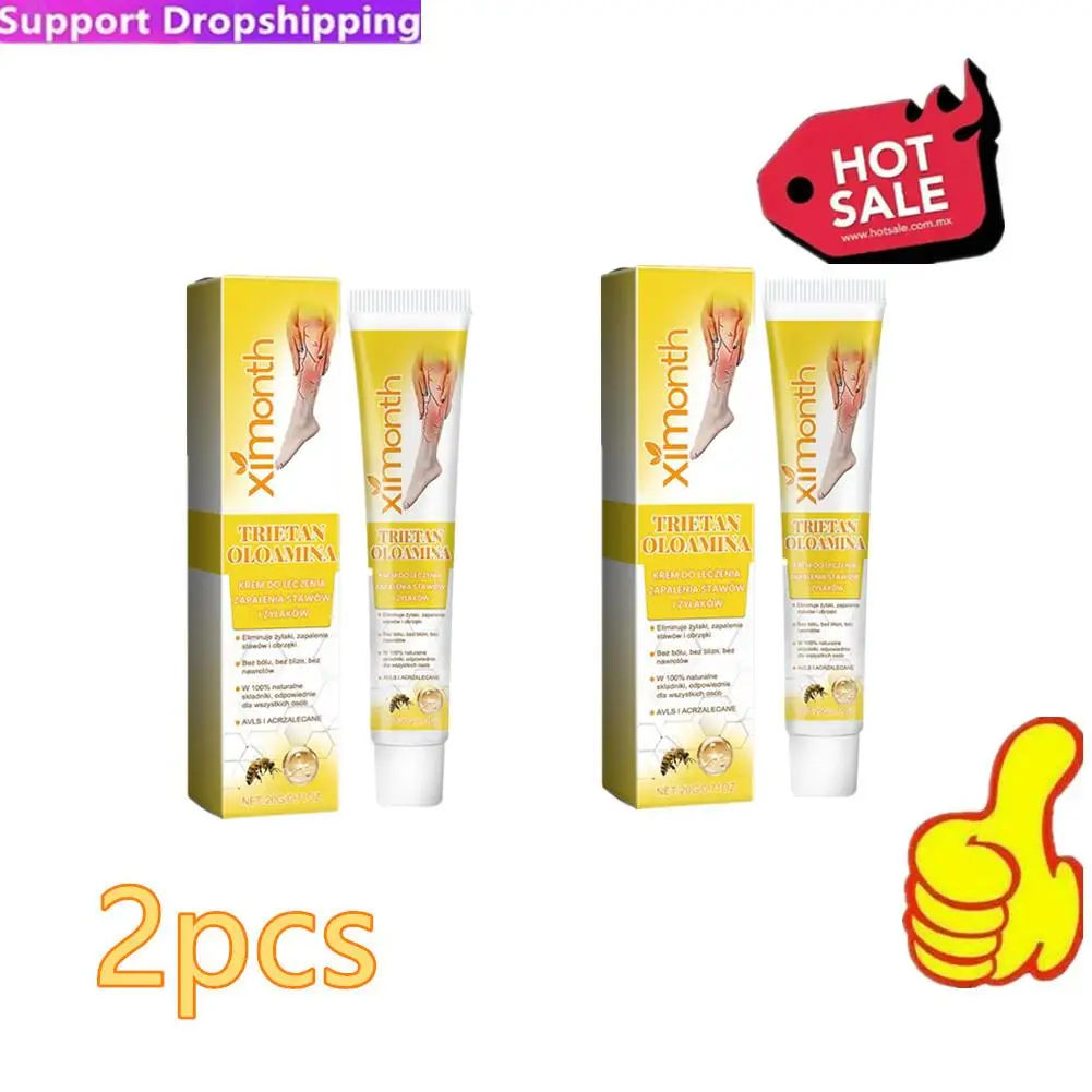 2x 20g Bee Varicose Veins Cream Bee Professional Treatment Gel Bee Cream New Zealand Bee Cream