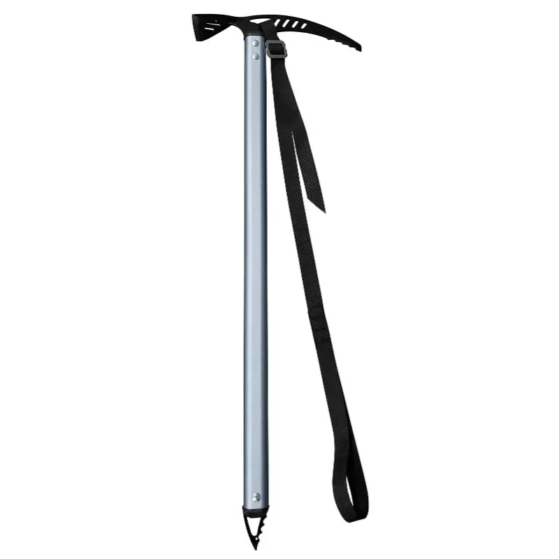 70cm Outdoor Camping Ice Axe Aluminum Alloy Lightweight Durable Mountaineering Walking Pick for Camping And Climbing