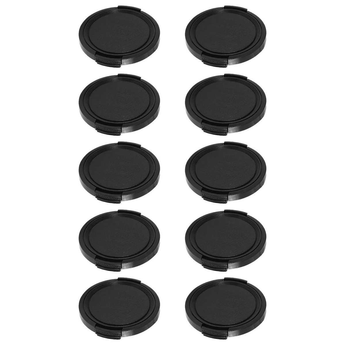 Univeral 10pcs 49mm Center Pinch Front Lens Cap For DSLR Camera