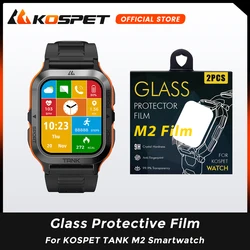 Original Tempered Glass Film for KOSPET TANK M2 Smartwatch Glass Protective Film 1 Set Screen Protetor Smart Watch Accessories