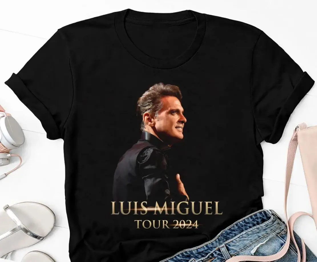 Luis Miguel Tour 2024 T-Shirt Size S-5XL Gift For Fan QE11691 long sleeves