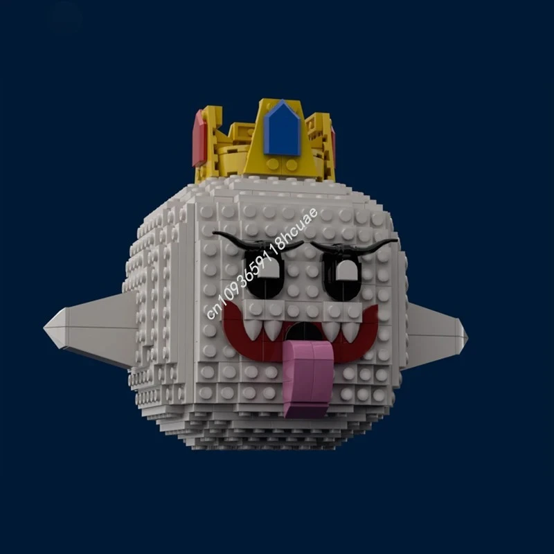 

351 шт., модель Mario King Boo, Moc, строительные блоки, сделай сам, креативная сборка, развивающая игрушка для детей, коллекционные подарки, фэнтезийный игровой набор