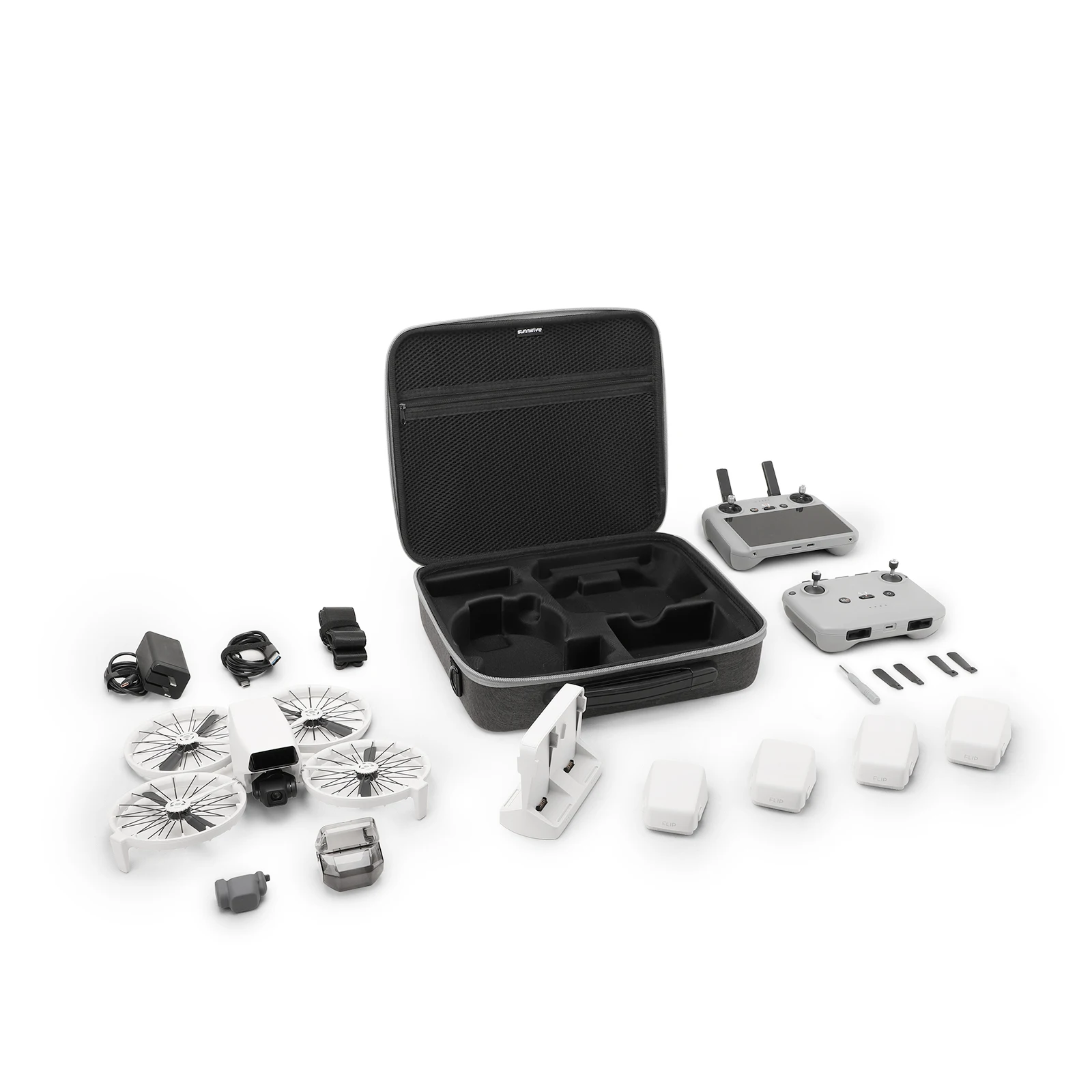 Sac de rangement à rabat pour DJI, sac de rangement de grande capacité, étui de protection anti-poussière et antichoc