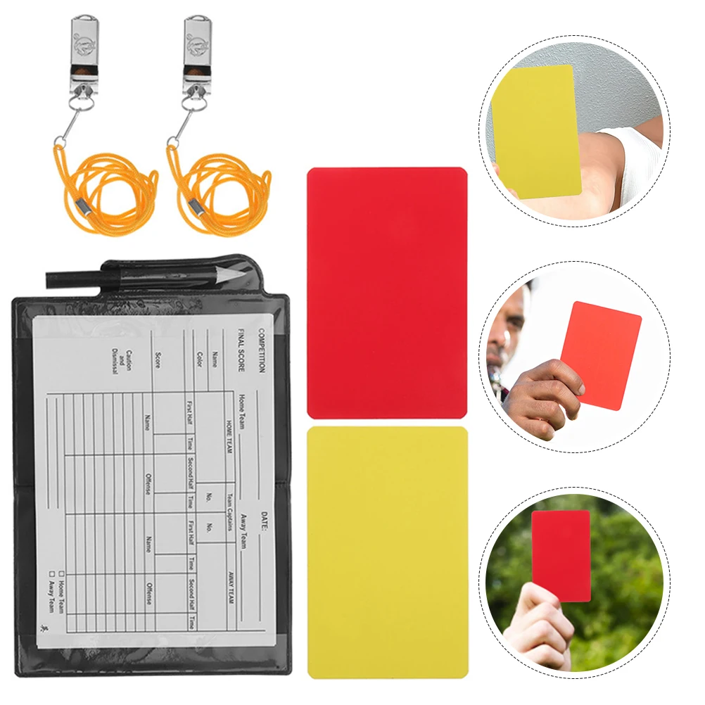 

Training Aids Referee Penalty Suit Man Football Metal Umpire Cards for Sports Officials