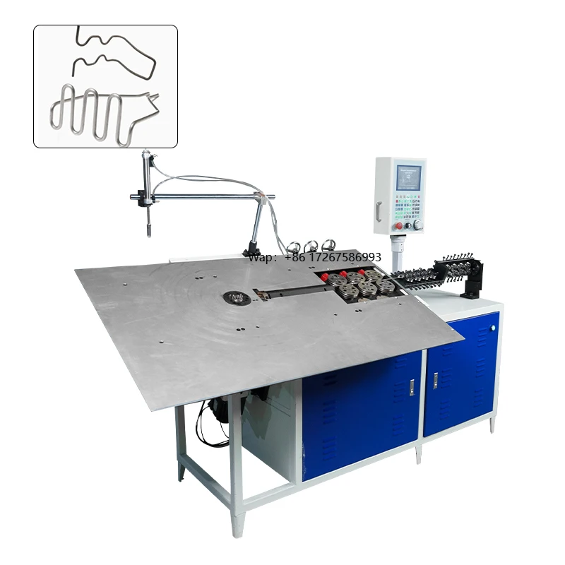 

High-Performance 2-6mm CNC Wire Hydraulic Profile Bending Machine Hot-Selling High Quality Steel Bar Bending Motor Engine
