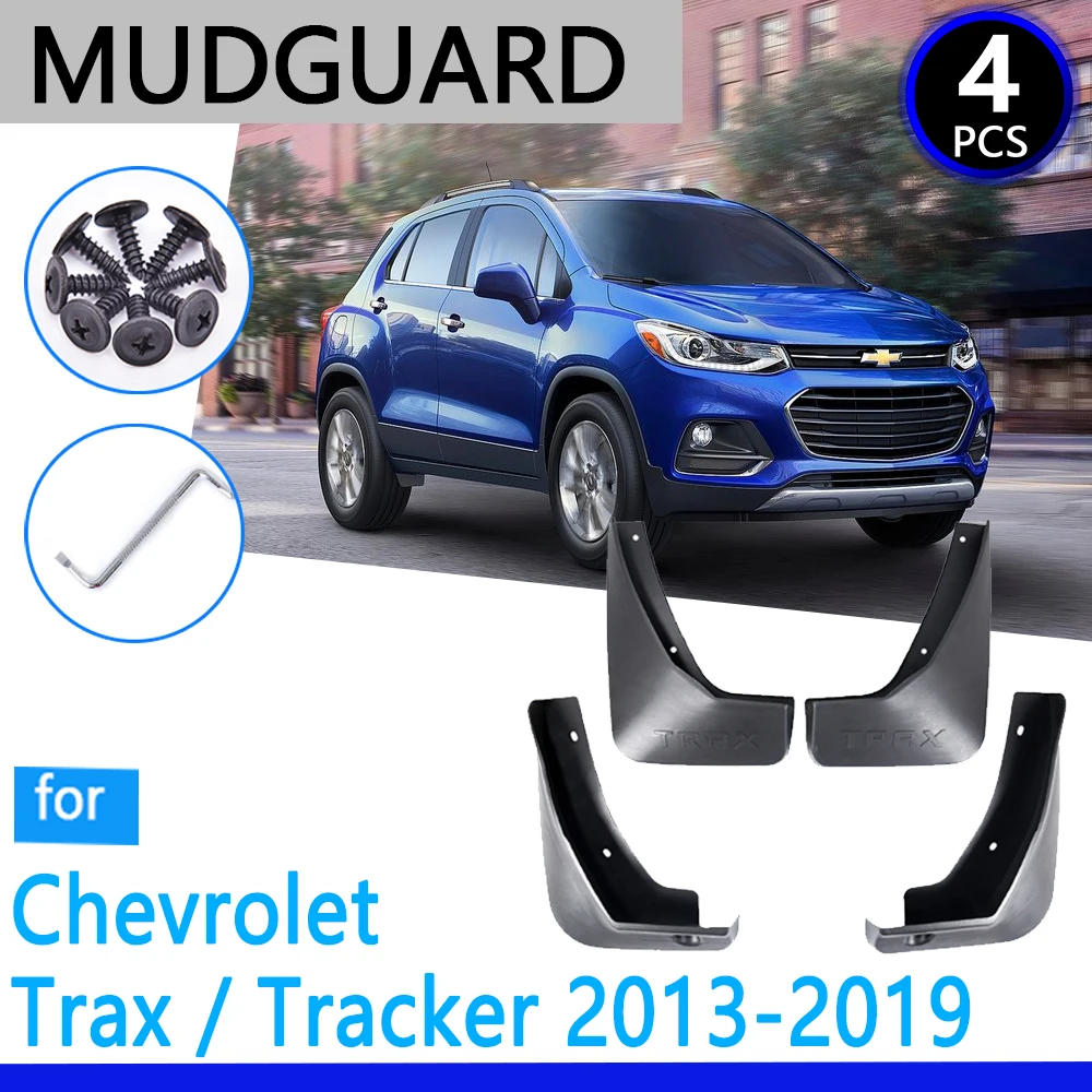 Mudguards fit for Chevrolet Trax Tracker 2013~2019 2014 2015 2016 2017 Car Accessories Mudflap Fender Auto Replacement Parts