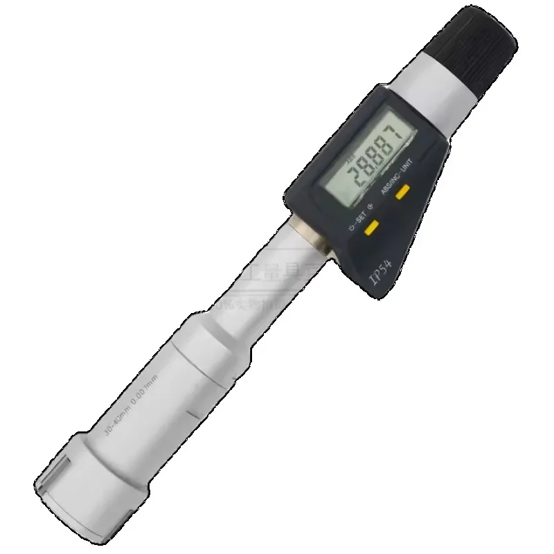 Digital display three-point inner diameter micrometer three-jaw inner hole measurement high accuracy 0.001m
