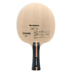 SANWEI TR-3 Table Tennis Blade Racket (5 Ply Wood for Training) Original SANWEI Ping Pong Bat Paddle