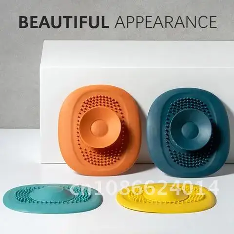

1PCS Innovative Drainage Hair Extension Plugs Universal Silicone Floor Sink Filter Kitchen Bathroom Accessories Deodorant Plugs