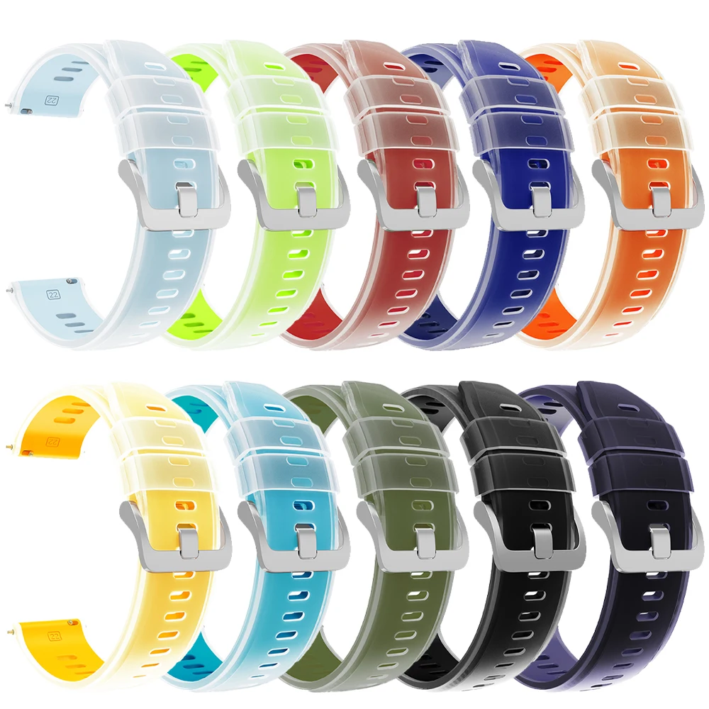 22mm Sports Silicone Strap For Redmi Watch 5 Active 5 Lite SmartWatch Soft Waterproof Band For Xiaomi Watch 2 Pro/color 2/S4 S1