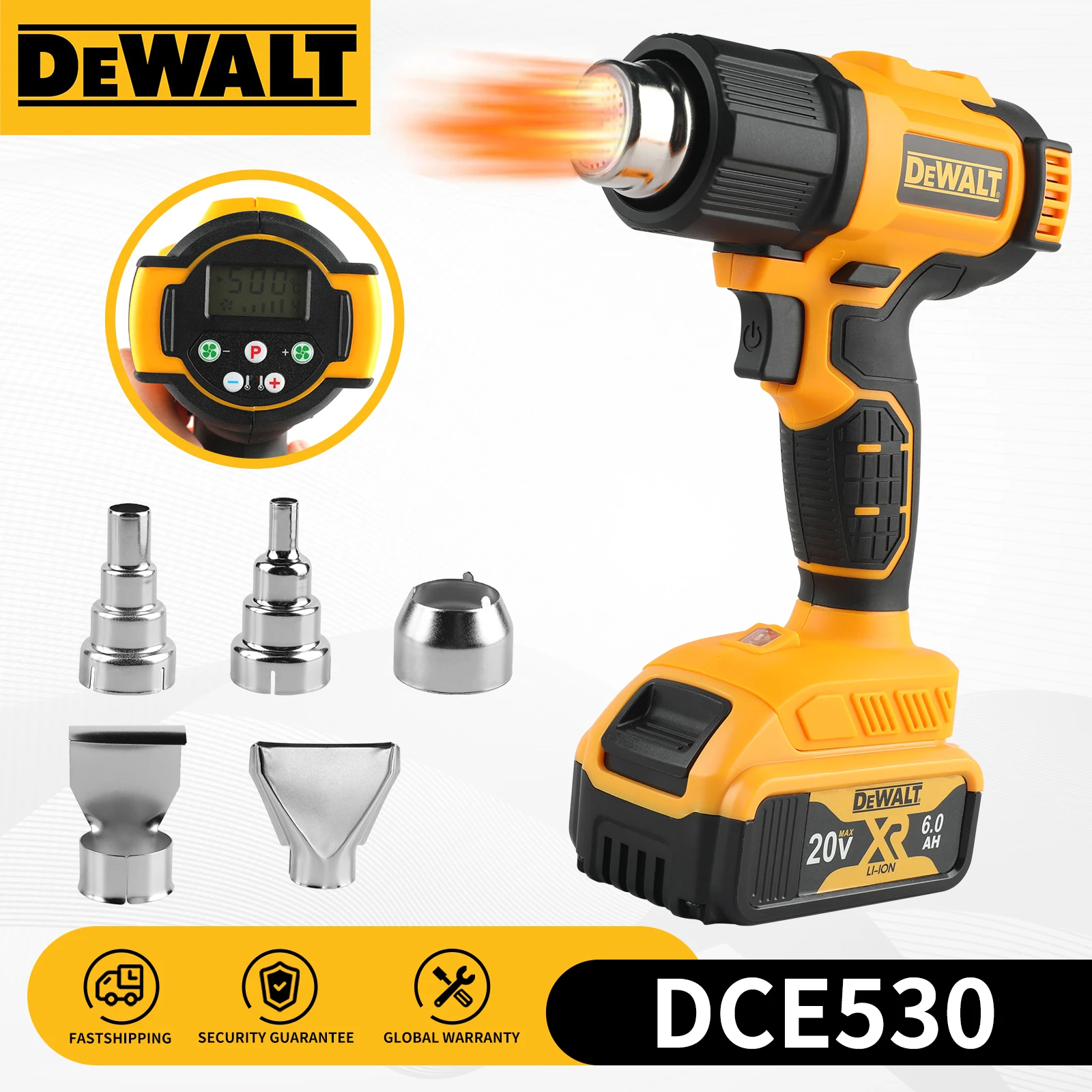 Heat Gun Paint Strip - DeWALT DCE530 20V Handheld Heat Gun,