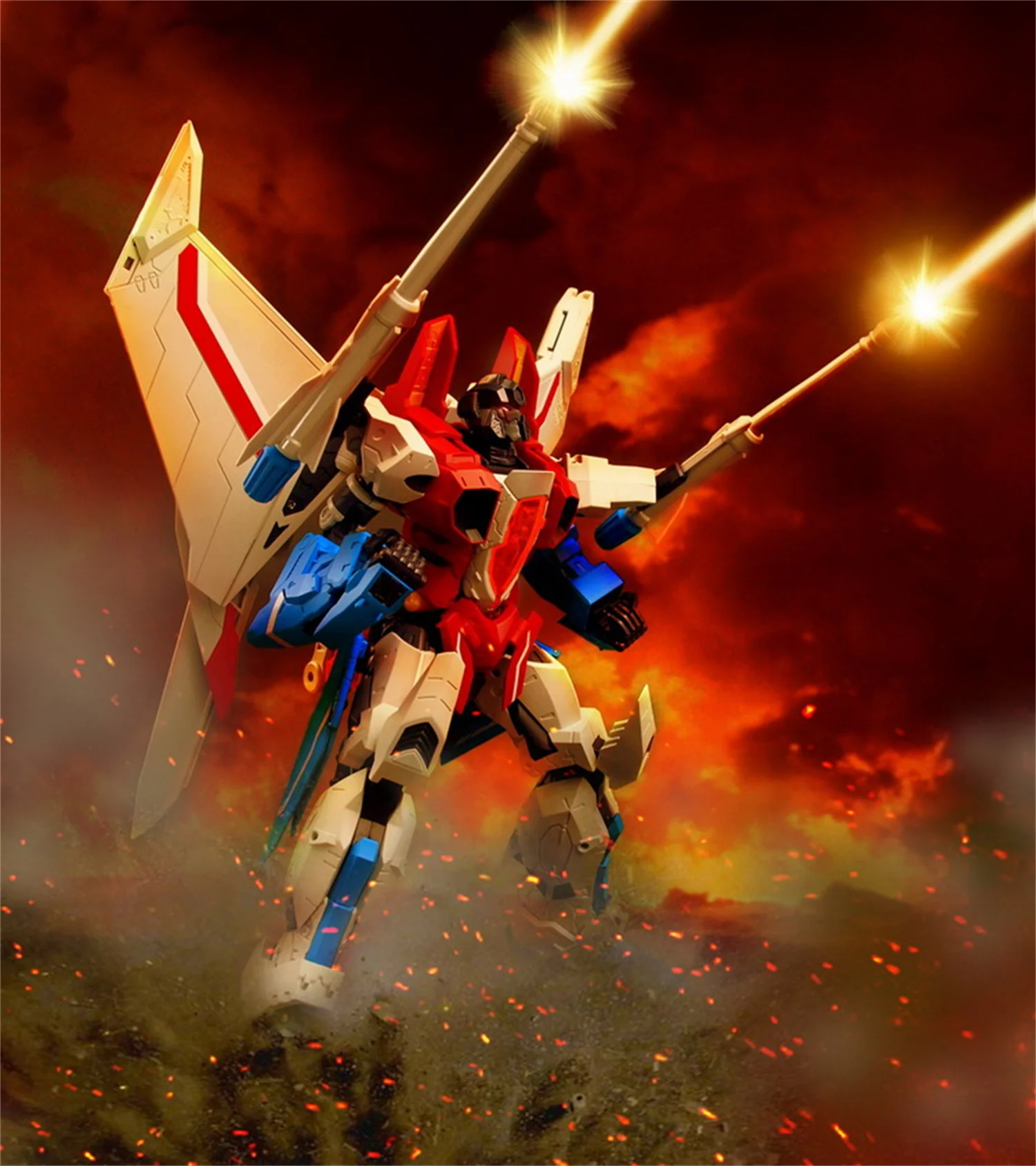 Auf lager tt transformation PF-01 red falcon pf01 starscream rote spinne modell action figur mit box