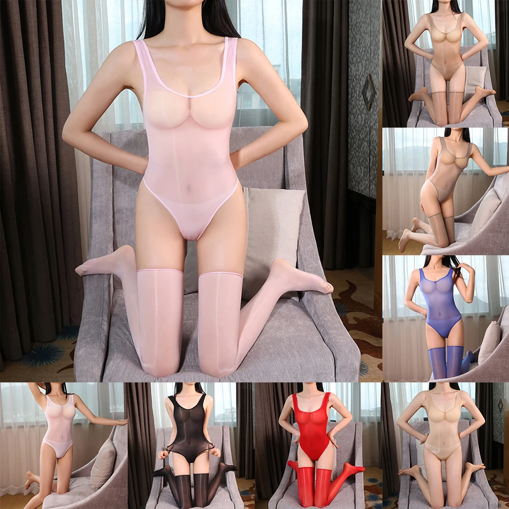 Clubwear Bodysuit Beach Club 풀 하이 컷 하이 스트레치 경량 란제리 빠른 건조 시스루 부드럽고 편안함