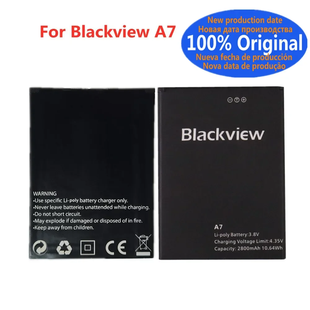 

2800mAh High Quality Original BV Battery For Blackview A7 Mobile Phone Replacement Battery Batteries Fast Deliver