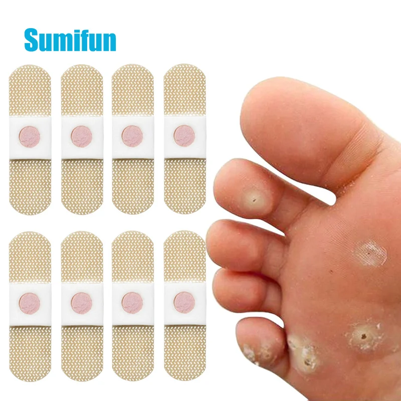 6/12/18pcs Medical Corn Plaster Foot Corn Removal Warts Detox Adhesive Patches Feet Care Calluses Callosity Clavus Remove Tool