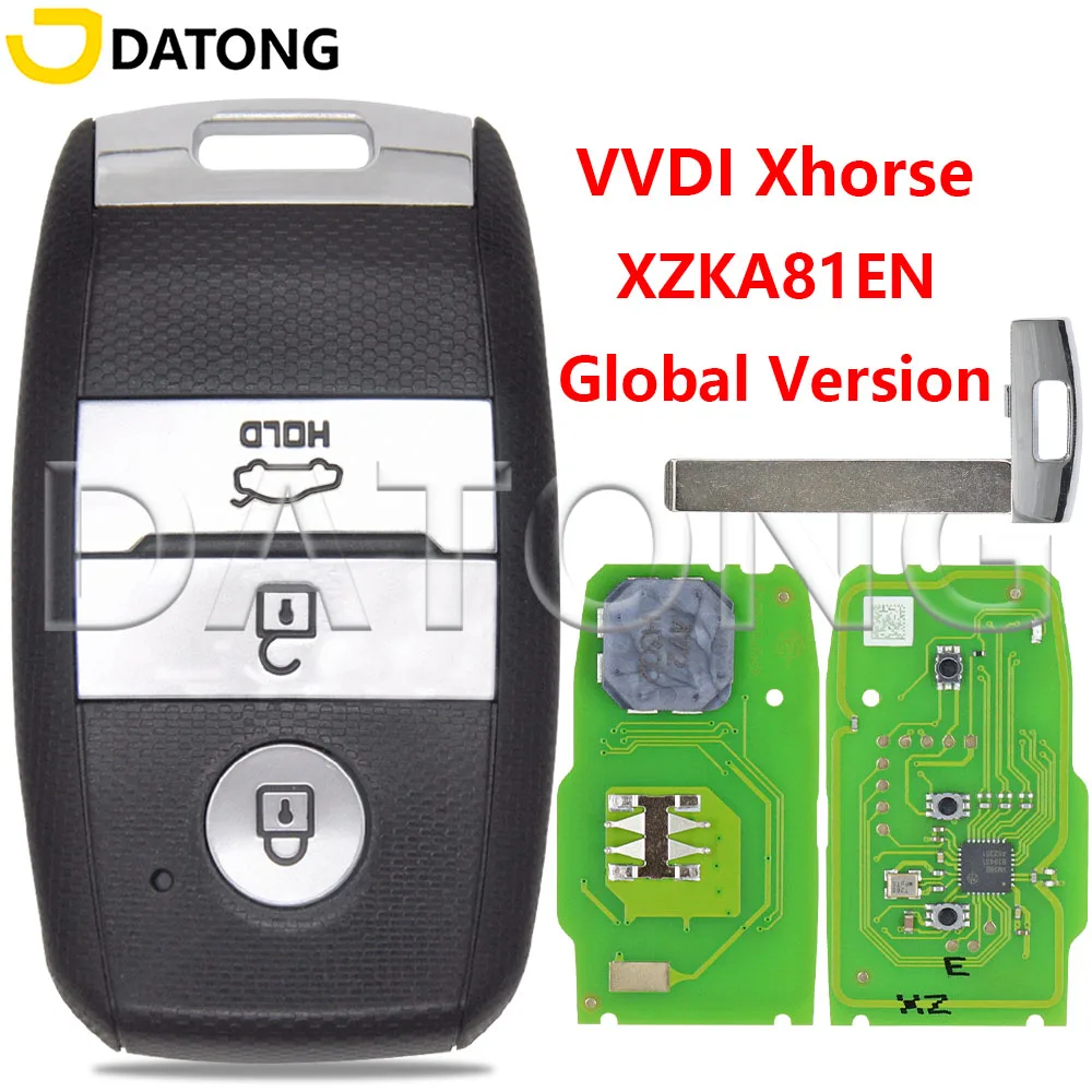 Datong XZKA81EN Global Version พิเศษ Universal รถเปล่า Remote Key บอร์ด PCB สนับสนุน VVDI เครื่องมือหรือกรณีเชลล์สําหรับ Hyundai KIA