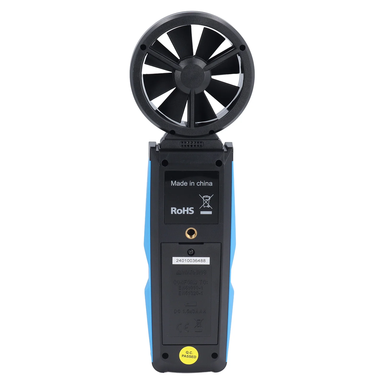 AM620 Digital Anemometer with Low Battery Indication Auto Power Off After 15 Minutes and 40 mA Working Current Efficiency