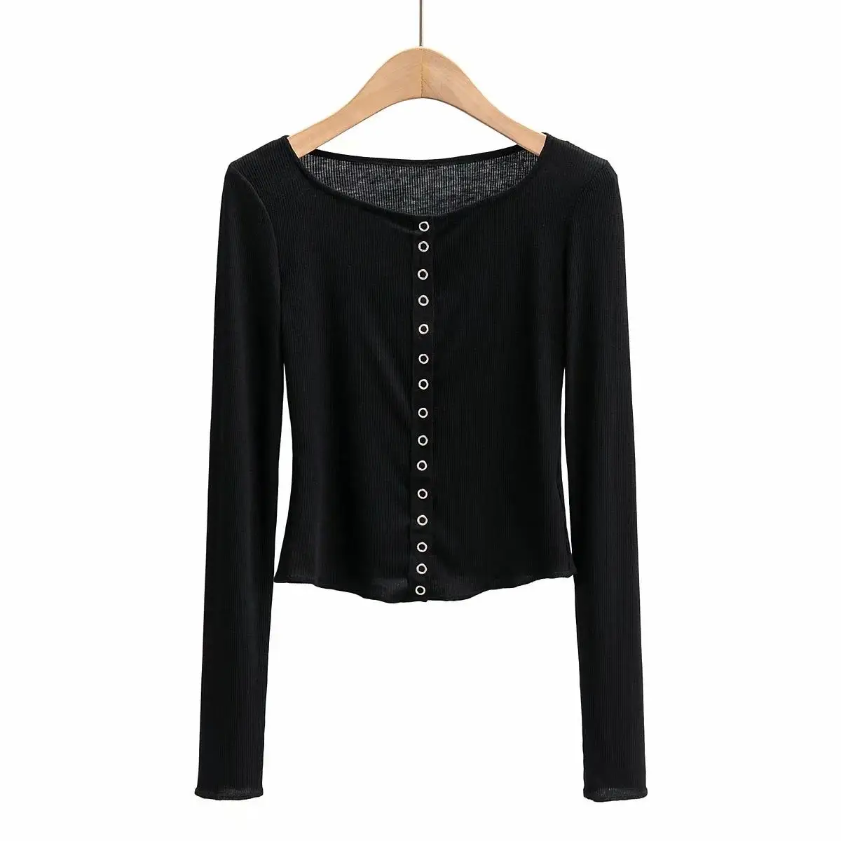 여성용 패션 보팅 코튼 티셔츠 레귤러 핏 100% 코튼 겨울 컬렉션 여성 프리미엄 티셔츠