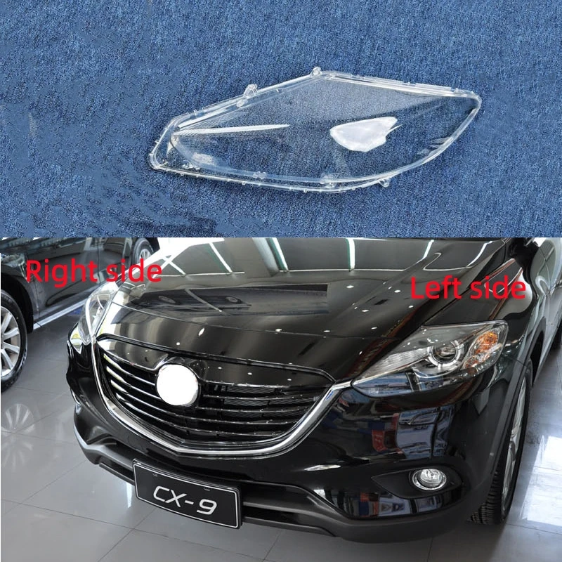 

For MAZDA CX9 CX-9 2011 2012 2013 2014 2015 2016 Headlamp Lens Replacement Headlight Shell Headlamp Cover Headlight Glass