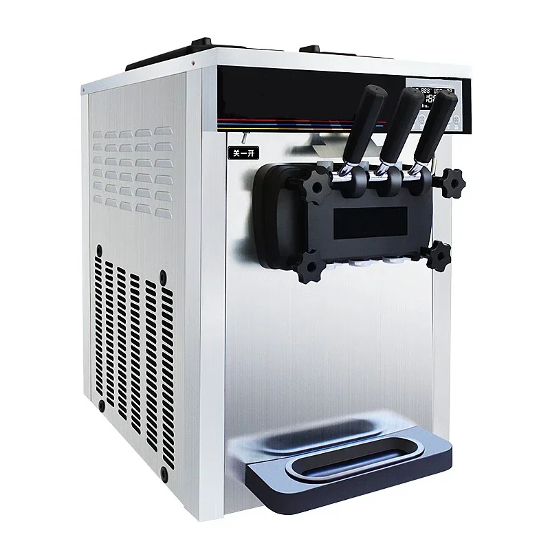 20-25L/H Ice cream machine  vertical ice cream machine small stall soft ice cream machine