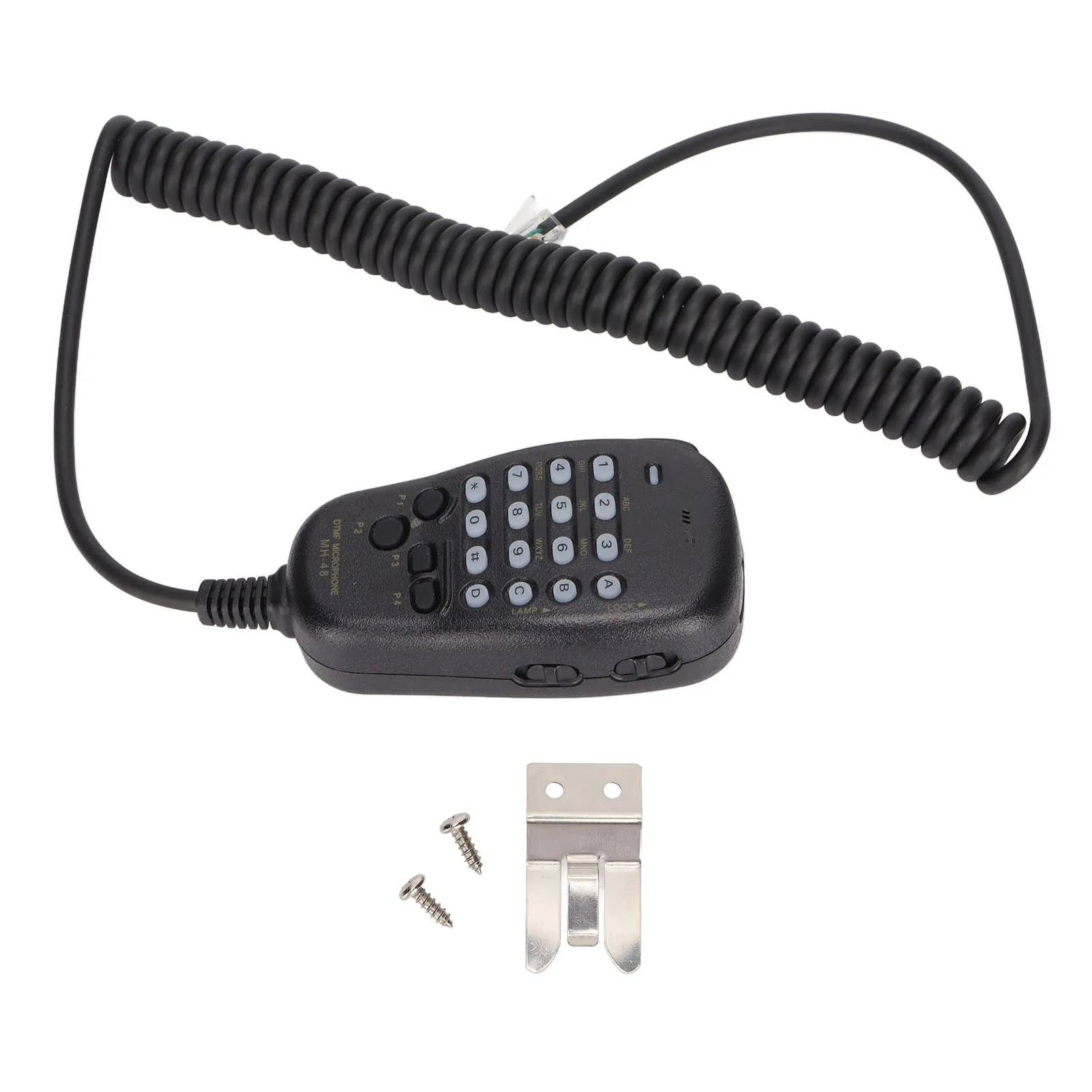 DTMF Mic Microphone DTMF Microphone DTMF Mic with Button for YAESU MH‑48 MH‑48A6J FT‑8800R FT‑8900R FT‑7900R FT‑1807