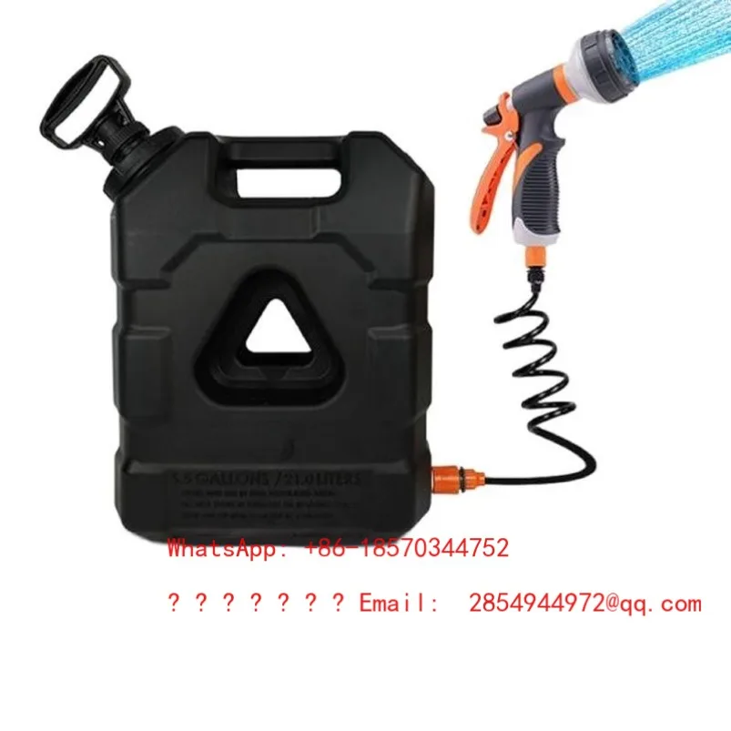 Vehicle Side Hanging Water Tank Convenient Off-road Vehicle Water Storage Tank 21L Spare Tire Bracket Expansion and Modification