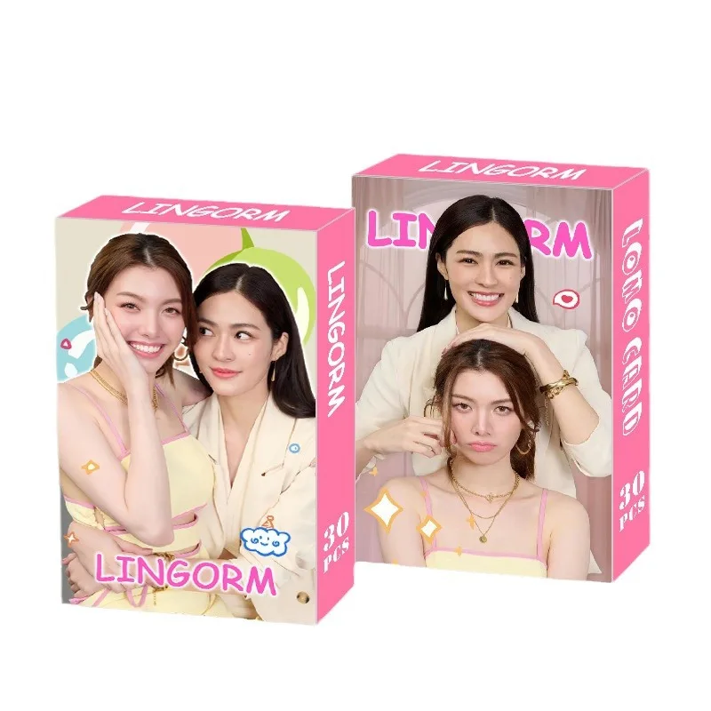 

30 шт./компл., тайская звезда LingOrm, ломо-карта, драма, секрет нас, персонажи Линга и Орм, мини-открытка, HD фотокарта, подарок для косплея