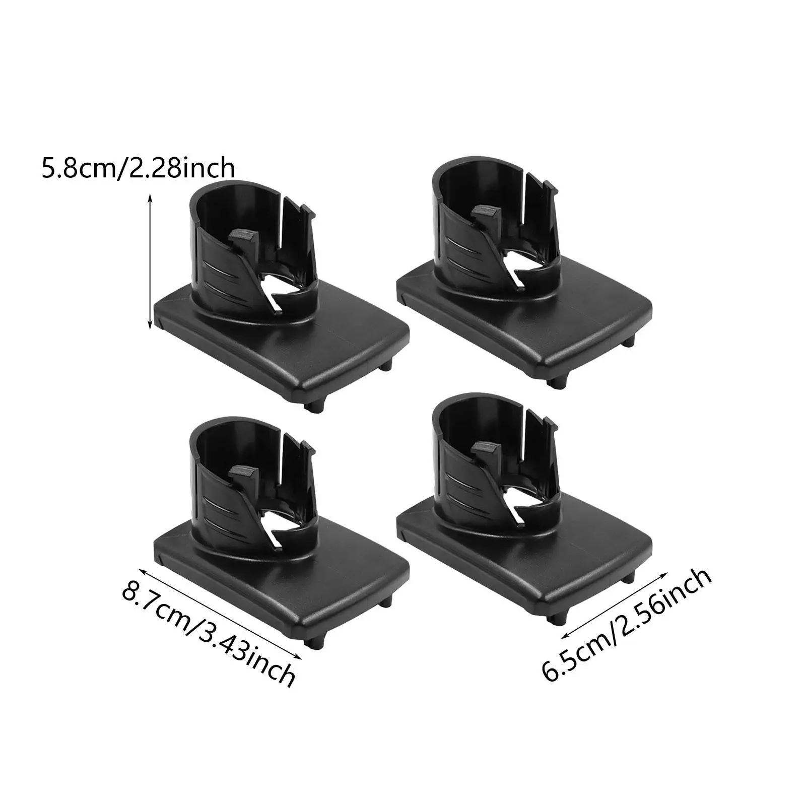 4x Top Case Shell Replacement Cover for M12 12V Battery Black Easily