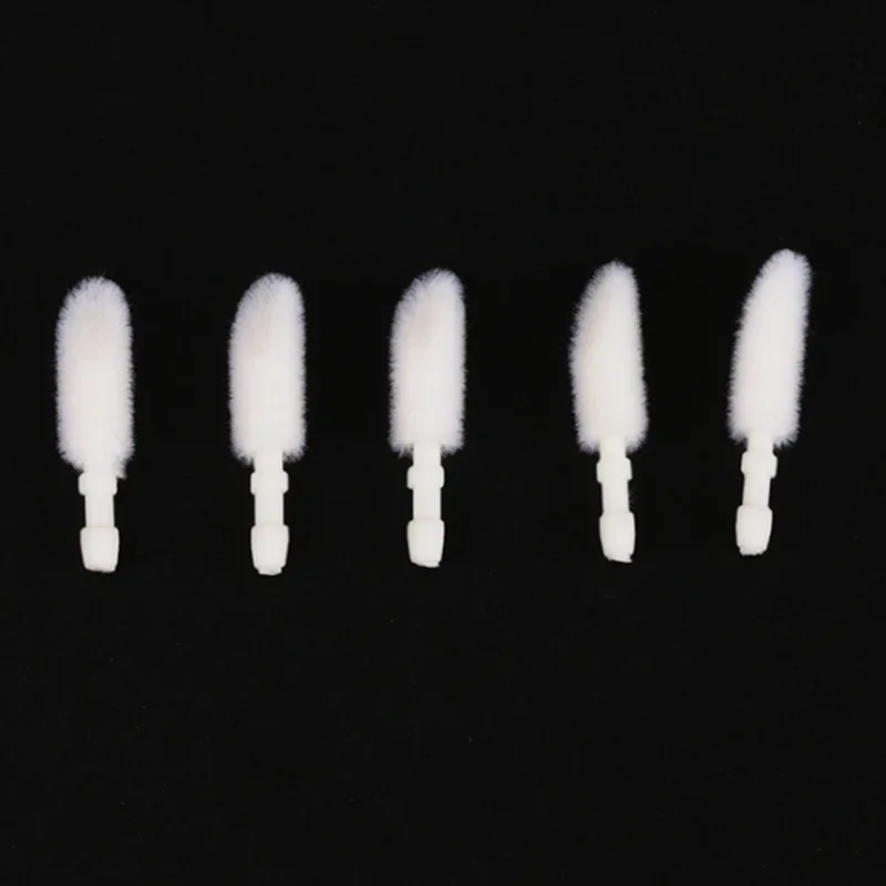 Replace Head Micro Clean Eyelash Extension Makeup Swabs 100pcs Head+1PC Handle Disposable Applicator Eyeshadow Lip Gloss Brush