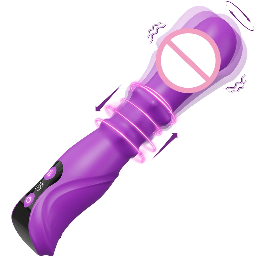 Wiggle Dildo Vibrator For Women Come And Go Vagina Vibrator G-Spot Stimulator Female Masturbation Adult Goods Sex Toy For Women_voghion.com
