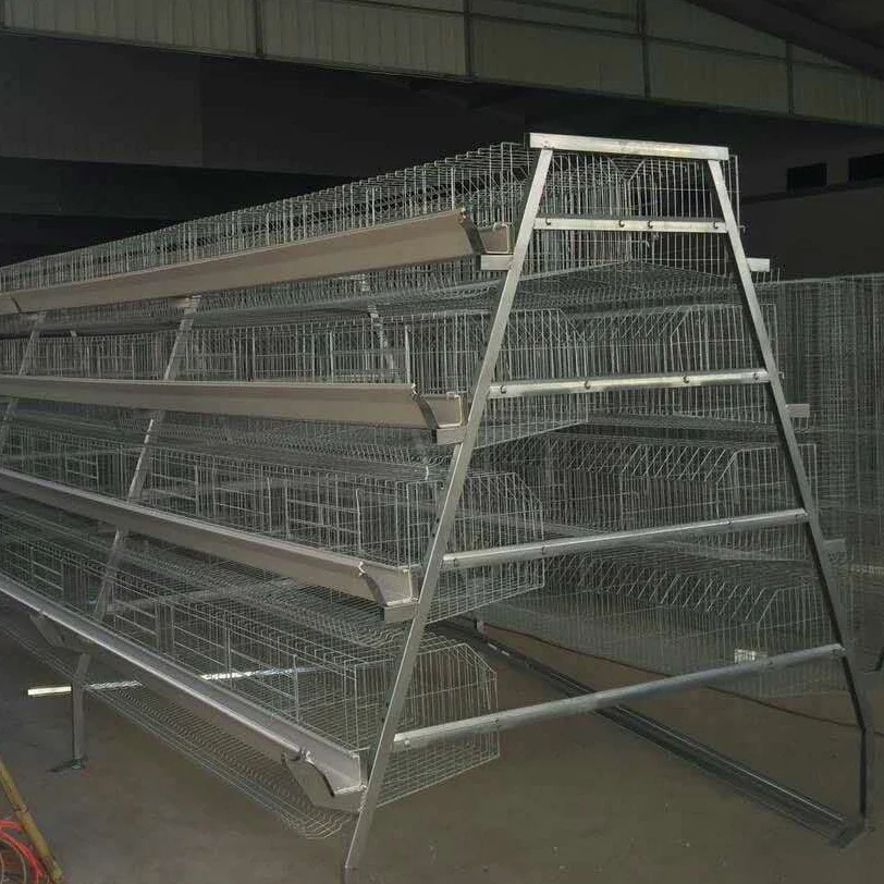 Long service life hot-dip zinc A type battery cage chicken house chicken coop