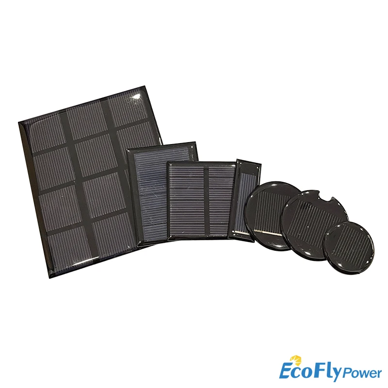 1PC 3V Mini Solar Panel Square/Circle  90mA 100mA 120mA 150mA  210mA 400mA DIY Solar Small Motor