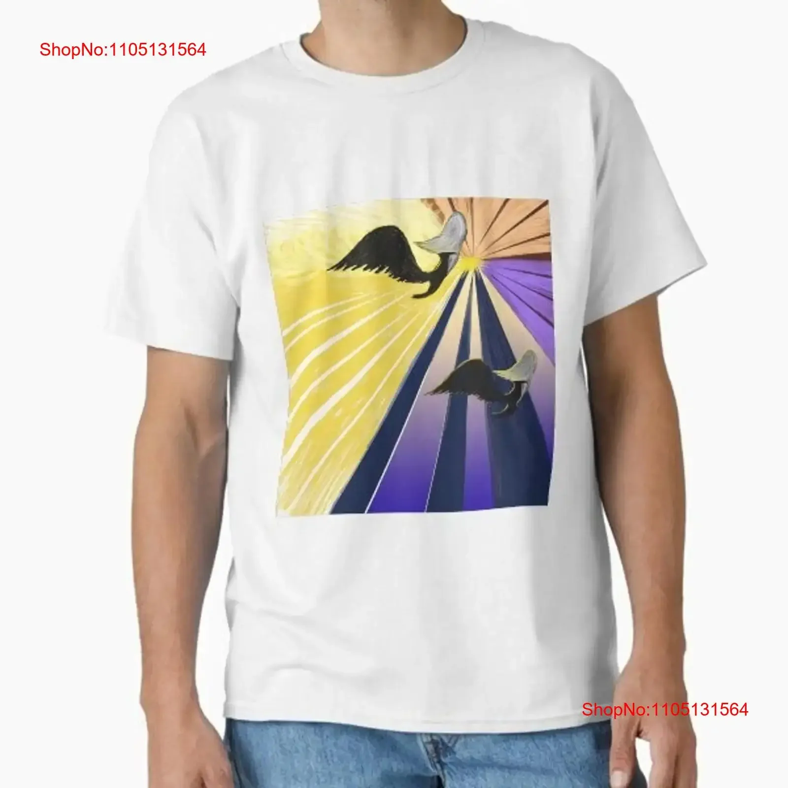 

Классическая футболка с 2 птицами, сделанная в США, размер S 2XL, винтажный стираный дышащий топ унисекс для повседневной носки, уличная одежда