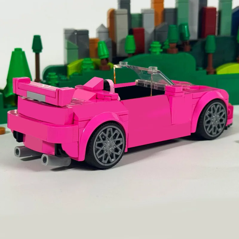 188 PCS Supercar Honduh S2000 MOC Customize Modular Building Block Brick Creative Design Educational Kids DIY Assembly Toy Gift