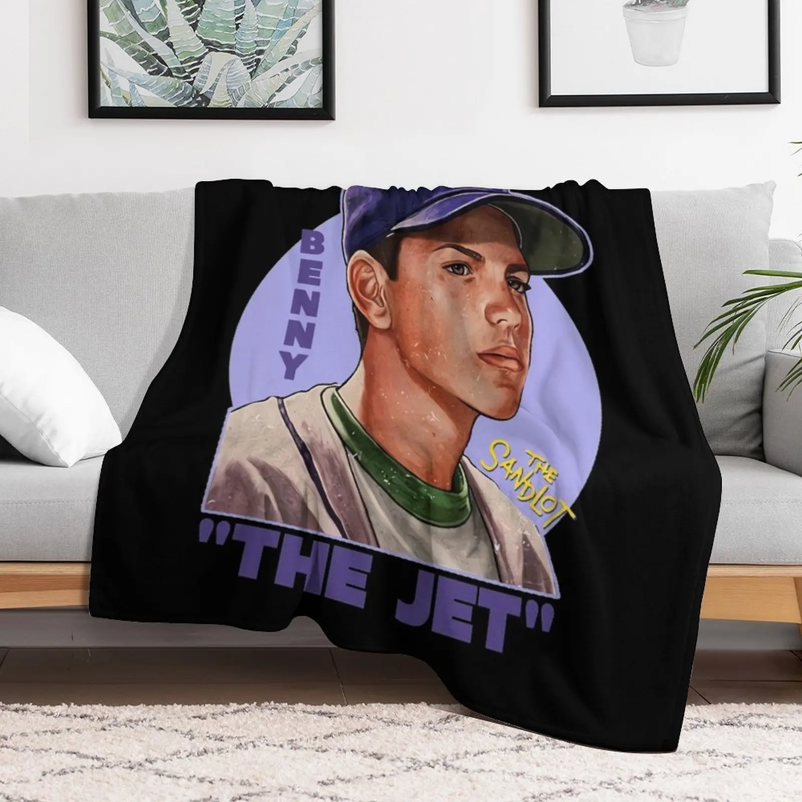 The Jet - The Sandlot Throw Blanket Cute Blankets For Baby Custom Blankets