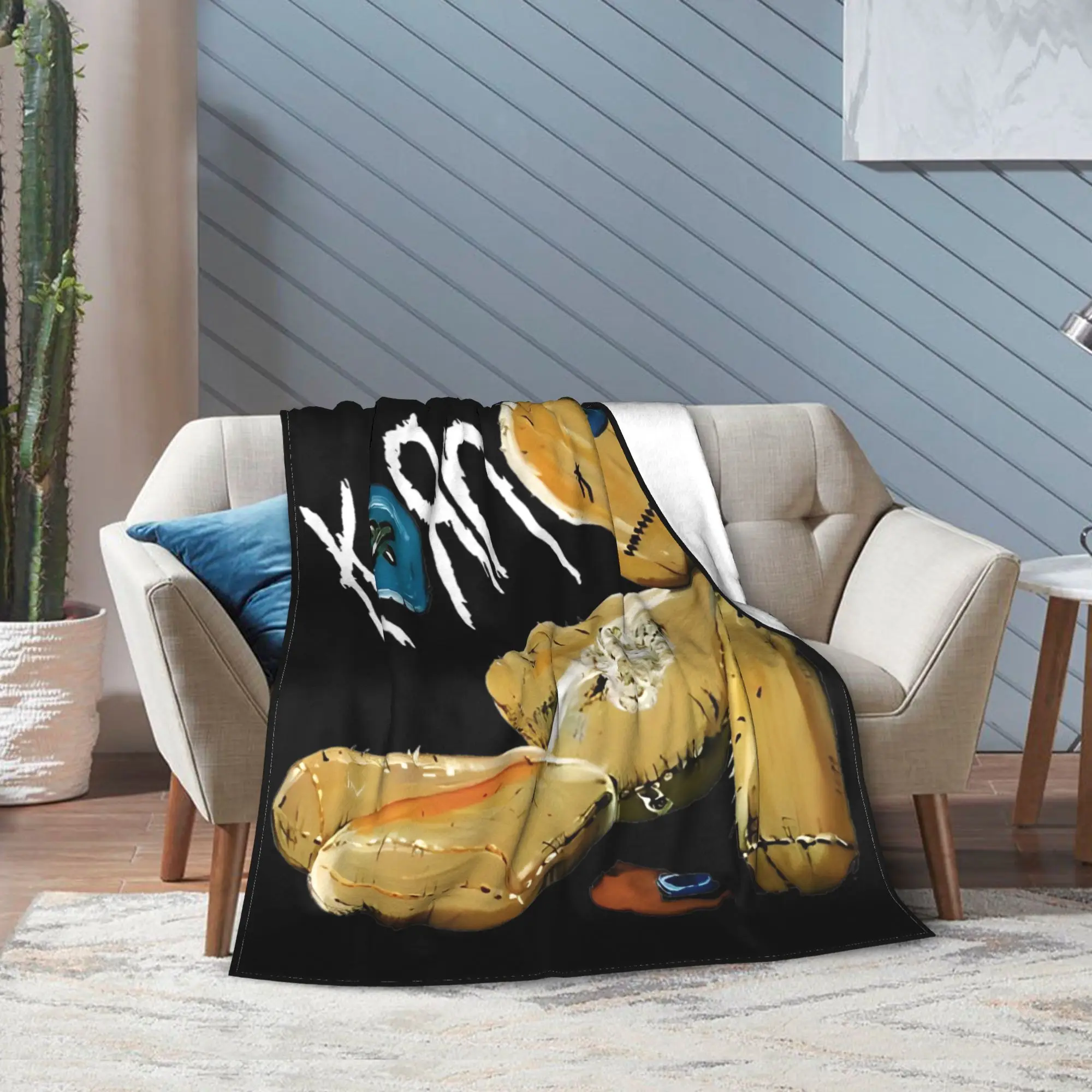 Одеяло Music Rock Korn Band New Korn Heavy Metal Hard Rock Korn Song, шерстяное одеяло, легкое покрывало, портативное