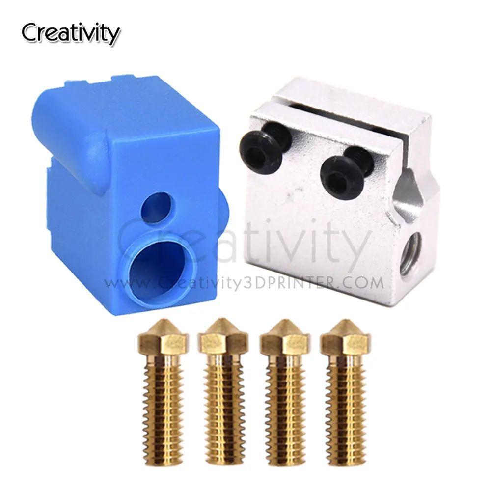 

Silicone Socks for Sidewinder X1 Heater Block 0.4mm Volcano Nozzle Kit Hotend Extruder Artillery Sidewinder X1 Heatblock Cover