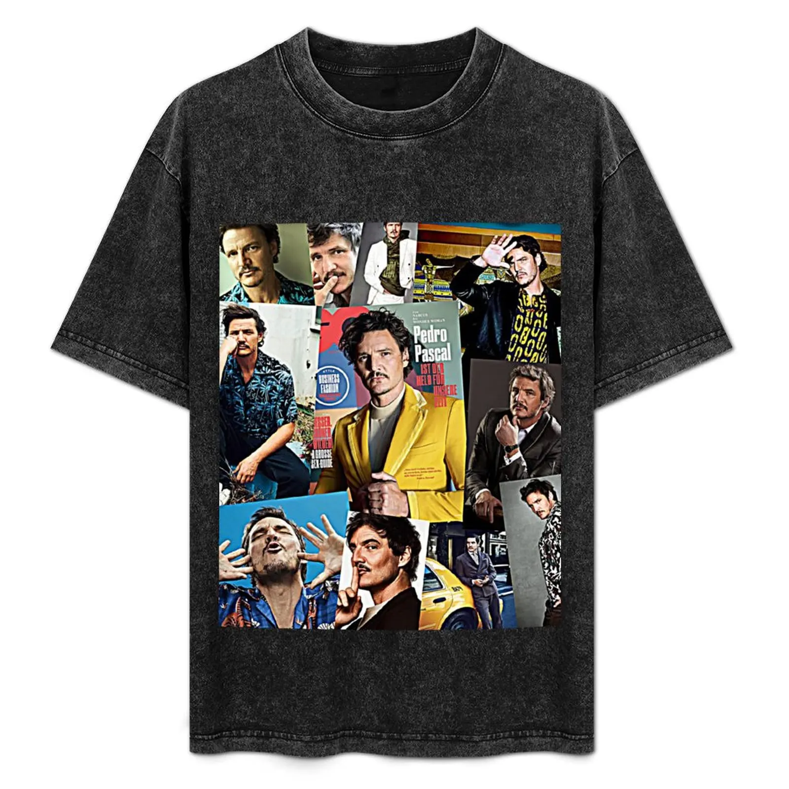 

pedro pascal T-Shirt vintage t shirts summer shirt graphic tee shirt mens workout shirts