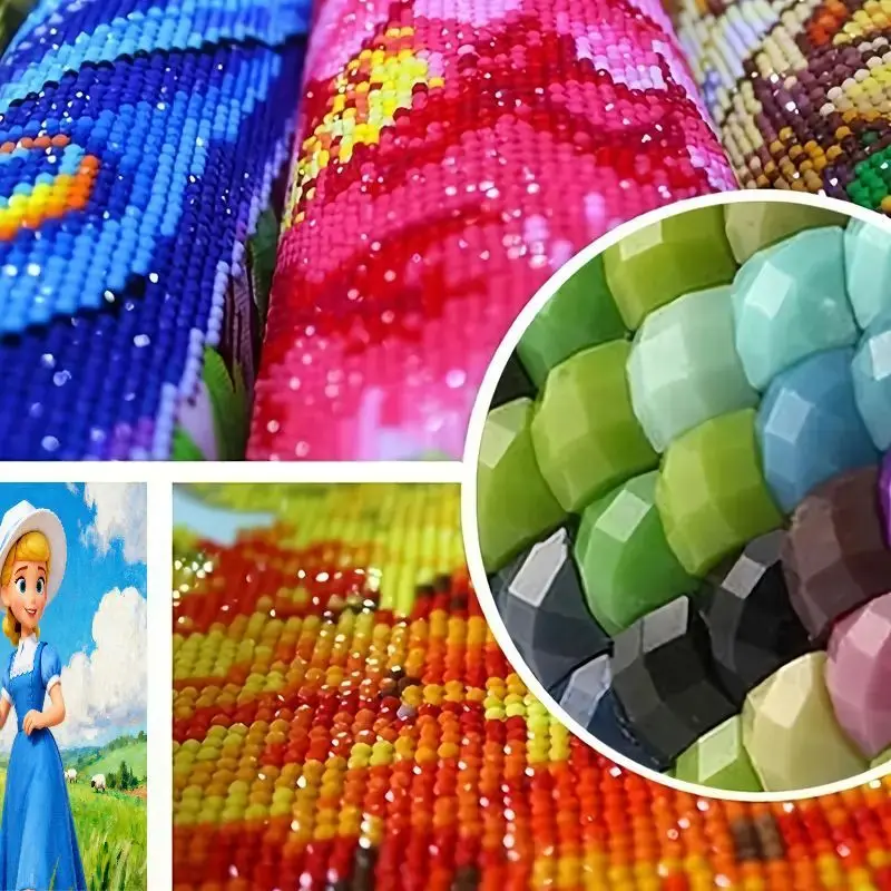 1PC Kit Lukisan Berlian Toy Story Bo Peep, Seni Berlian 5D Full Drill Karakter Gadis Peternak Kartun, Sulaman Mosaik DIY untuk Anak-Anak