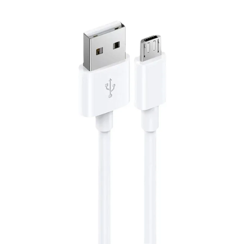 A14G Micro USB Cable 2.0 Type-A 1.5m Fast Charging White Ideal for Home and Travel